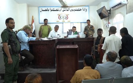 محكمة الخوخة الابتدائية بالحديدة تصدر أحكاماً جنائية بالإعدام والسجن في قضايا قتل عمد