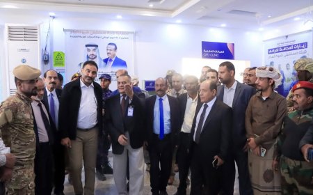 فريق التواصل بالمجلس الانتقالي يتفقد هيئة مستشفى شبوة والمركز الوطني لمختبرات الصحة العامة