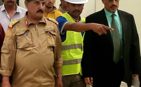 مدير عام هيئة الاستثمار يثمن دور محافظ الضالع في تقديم التسهيلات للمُستثمرين ويبارك نجاح أول مصنع للأدوية