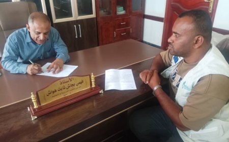 مدير التربية لحج يوجه بعمل التسهيلات اللازمة لتدخلات منظمة (هانديكاب).