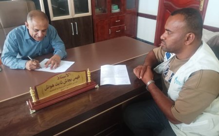 مدير تربية لحج يوجه بعمل التسهيلات اللازمة لتدخلات منظمة (هانديكاب)