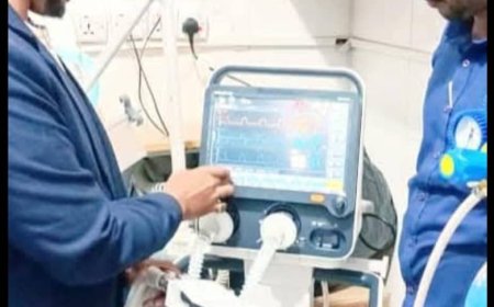 شبوة.. تركيب جهاز تنفس اصطناعي في العناية المركزة لمركز الام الحامل