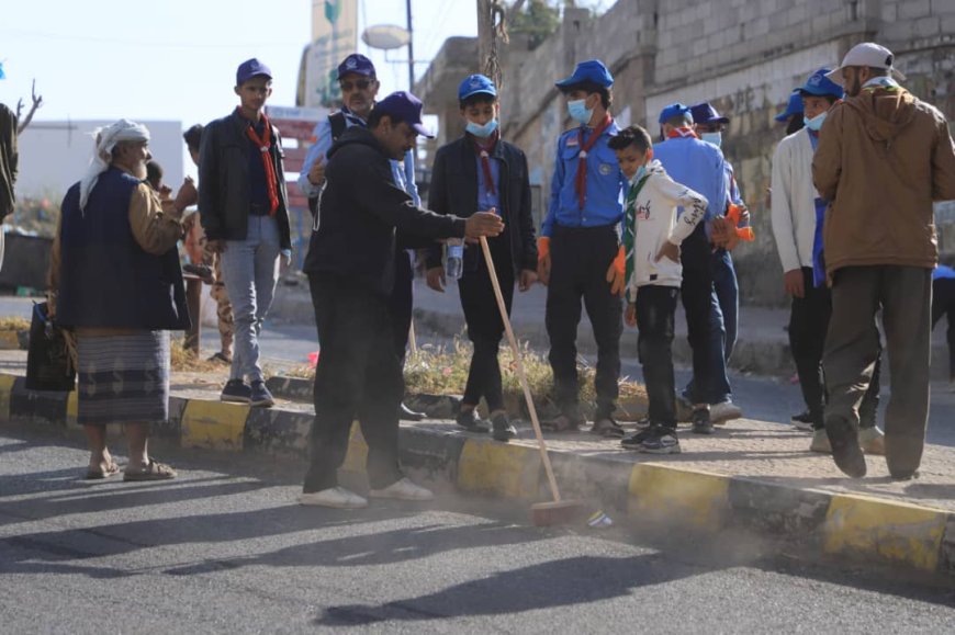 تعز.. تدشين حملة نظافة واسعة بمناسبة يوم التطوع العالمي 