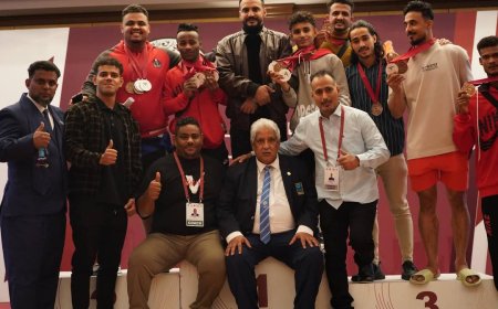 رباعو التلال يحققون نجاحًا رائعًا في البطولة العربية لرفع الأثقال بقطر