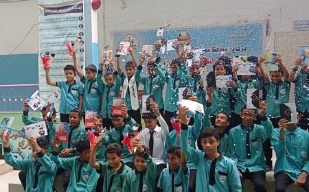 مدرسة سماء تبن بلحج تُكرم 55 مُتفوقا في نصفي العام الدراسي الأول 2024/2025م