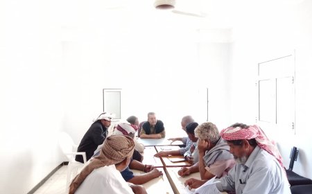 مدير عام لودر يستقبل مدير عام مكتب الزراعة ووفد من الصندوق الاجتماعي