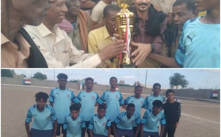 في أبين *المسمير يتوج ببطولة الشهيد عبداللطيف السيد للفرق الشعبية للناشئين في زنجبار