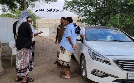 للإطلاع على الموقع.. الوزير السابق "عوبل" يزور مشروع مياه قرية "المحواسة" بأبين