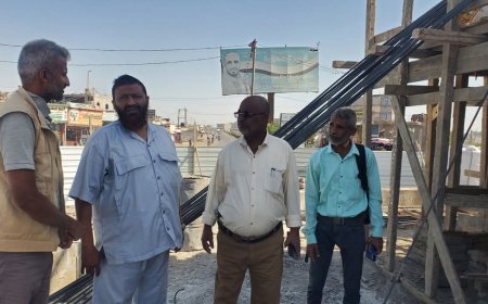 عليان وحيمي يتفقدان مشروع النصب التذكاري للشهداء في الخوخة