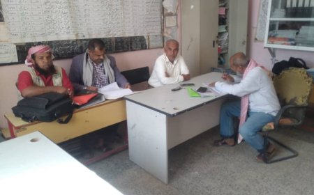 مدير التربية بلودر يدشن استمارة المسح التربوي الشامل في عدد من مدارس المديرية