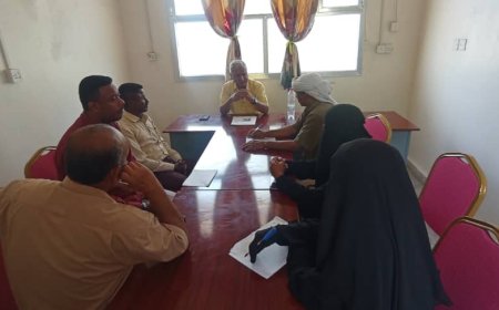 اجتماع برئاسة مدير عام مكتب الهيئة العامة لحماية البيئة  يثمن إنجازات 2024م و يناقش خطة العام الجديد 2025م