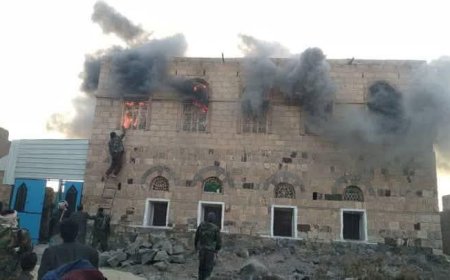 الاحزاب السياسية بالبيضاء تدين بشدة جرائم الحوثيين في حنكة ال مسعود بمديرية القريشية قيفة