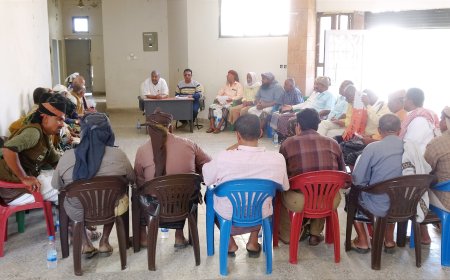 لقاء موسع بمحافظة أبين يناقش الحفاظ على القنوات الزراعية ودعم جمعيات مستخدمي المياه بدلتا أبين 