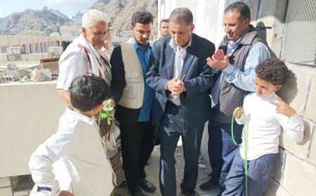 مدير عام يهر يفتتح أربعة فصول دراسية بمدرستي الحرية وناصر محمد للتعليم الأساسي بالمديرية