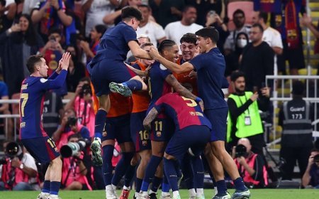 برشلونة يحقق فوزا ساحقاً على ريال مدريد ويظفر بكأس السوبر الاسباني في جدة