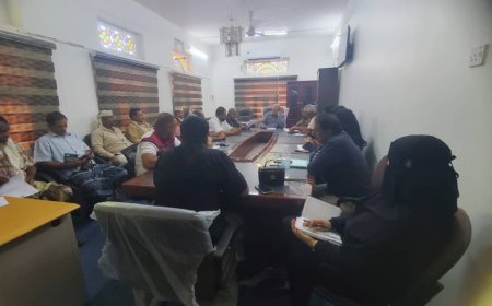 برئاسة المهندس هود.. المكتب التنفيذي بمديرية تبن لحج يناقش تقريري الأمن والموارد المالية لعام 2024