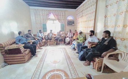 لقاء يجمع بين عدد من قيادات الاحزاب والتنظيمات السياسية بعاصمة المحافظة زنجبار