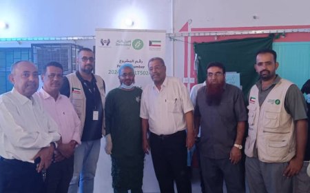 جرفوش والثرم واليوسفي يدشنون المخيم الطبي لإجراء عمليات سحب المياه البيضاء  في باتيس