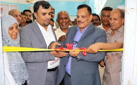 مكتب الصحة يفتتح قسم الطوارئ التوليدية في مستشفى ذوباب والمقاومة الوطنية تدعمه بالأدوية والمعدات والمستلزمات الطبية"