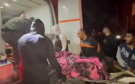 في مشهد أشبه بالجحيم ليلة دامية في غزة.. قصف عنيف ومجازر تسبق وقف إطلاق النار المرتقب