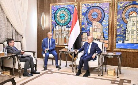 رئيس المجلس الرئاسي يستقبل سفير الولايات المتحدة الأمريكية