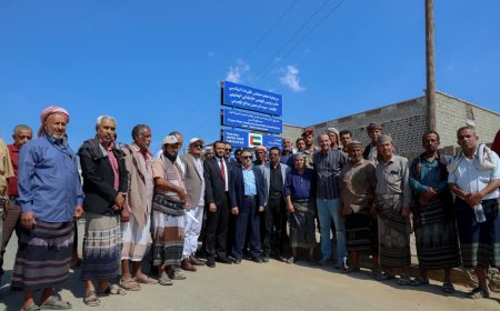 برعاية المحرّمي ودعم إماراتي.. مشروع مياه لودر يدخل مراحله الأخيرة