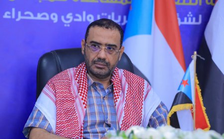 رئيس الهيئة التنفيذية المساعدة للمجلس الانتقالي الجنوبي بوادي وصحراء حضرموت يؤكد دعم الوقفة الاحتجاجية.