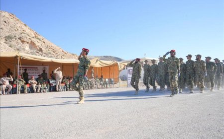 تدشين المرحلة الأولى من العام التدريبي الجديد في لواء الحرس الرئاسي بحضرموت