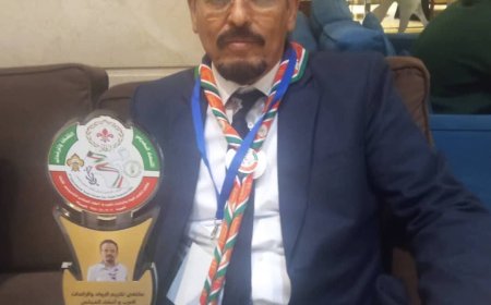 تكريم الرائد الكشفي علي حشوان في الملتقى الكشفي الدولي الثالث بالكويت