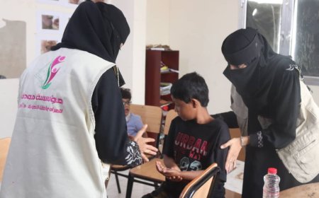 فريق مودة ينفذ زيارة لمؤسسة ابرار لأطفال التوحد بلحج ويقيم بها عدة أنشطة في التثقيف الصحي والحماية