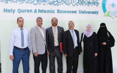 وفد وزارة التعليم العالي يزور جامعة القرآن الكريم بعدن لتقييم بيانات التصنيف الوطني