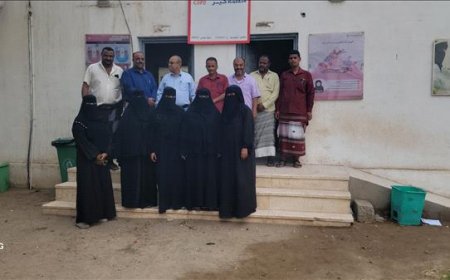 مدير عام تبن ومدير مكتب الصحة يتفقدان المرفق الصحي بقرية البيطرة ويعلنان عن مشاريع تطويرية جديدة