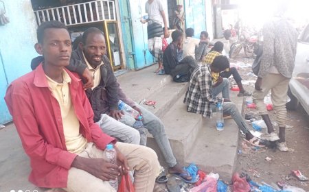 وصول مئات الافارقة من القرن الافريقي عبر الشريط الساحلي لمديرية أحور