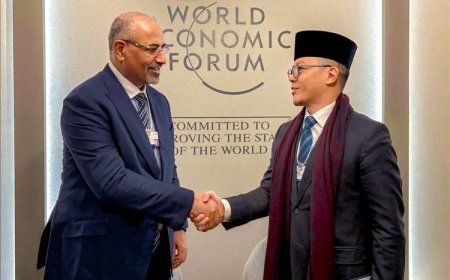 الزُبيدي حراك سياسي لتعزيز العلاقات مع الأردن وأندونيسيا في دافوس