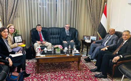 محافظ البنك المركزي يلتقي بعثة سفراء الاتحاد الأوروبي لدى اليمن في عمّان