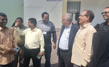 البيشي والمفلحي يتفقدان المخيم الطبي المجاني في مجمع القاهرة الصحي بالمنصورة