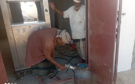 افتتاح محطة لغاز السيارات بمديرية أحور