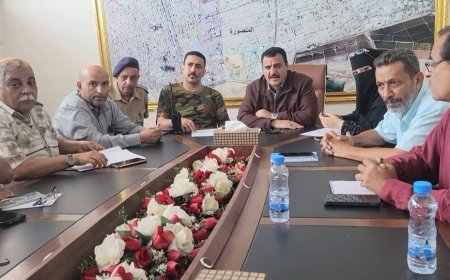 تنفيذي المنصورة يناقش مستوى الأداء الخدمي والتنموي لعدد من المكاتب