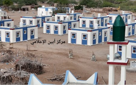 بعد عام من زيارته للقرية.. الرحالة العالمي "الميموني" يحقق حلم الأهالي ببناء مساكن لقرية "النشيرة" بأبين