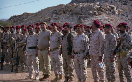 من اللواء الخامس إلى جبهة سباح : الكتيبة الاولى تواصل مسيرتها العسكرية بكل جاهزية