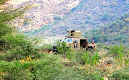 اللواء الثاني دعم وإسناد يتصدى لهجوم إرهابي في وادي عومران بأبين ويكبد القاعدة خسائر فادحة