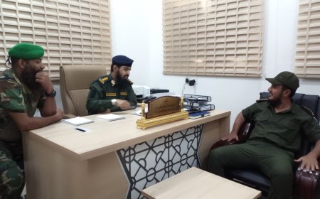 مدير إدارة التخطيط في أمن لحج ينفذ نزولًا ميدانيًا إلى قسم شرطة الفيوش ويشيد بجهود الأمن في حفظ الاستقرار