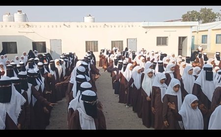 البرنامج الصباحي لمدرسة لبوزة للتعليم الأساسي والثانوي بلحج