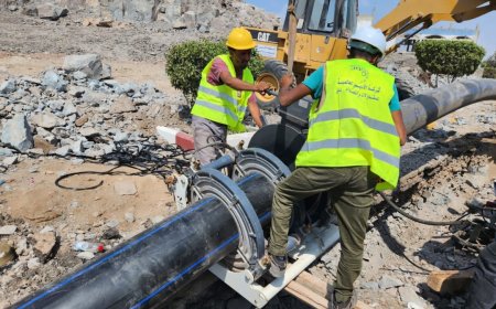 إنجاز مشروع تأهيل محطة وخط الصرف الصحي التواهي - جولة حجيف بفترة قياسية 