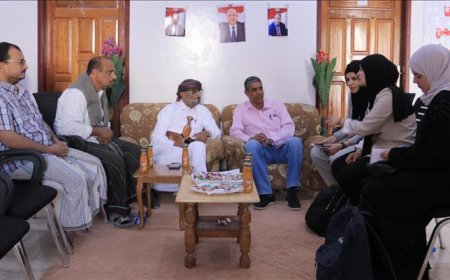 مدير عام شبام يطلع على آلية تنفيذ مكونات مشروع متحف شبام