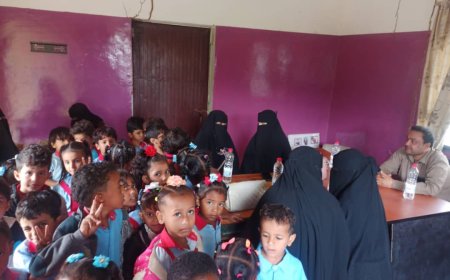 جمعية إكرام التنموية بالشراكة مع إدارة رياض الاطفال بتربية أبين ترعي تسجيل حلقة برنامج "دنيا الاطفال" 