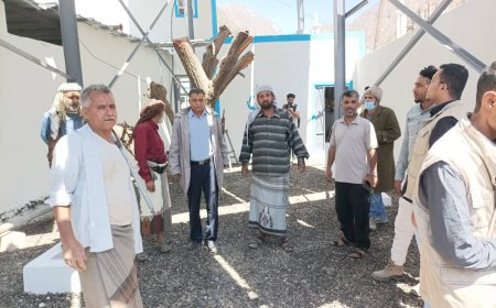 مدير عام يهر يدشن افتتاح مشروع مياه الشرب بمنطقة الشرمان