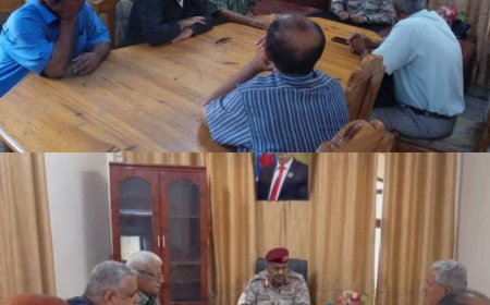 نائب رئيس هيئة الإسناد اللوجستي بالقوات المسلحة يتفقد مستشفى باصهيب العسكري بالعاصمة عدن 