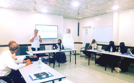 منظمة هانديكاب الدولية تنظم دورة تدريبية حول التوعية بمخاطر الذخائر المتفجرة في لحج