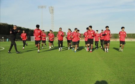منتخب الشباب يختتم معسكره في قطر ويستعد للسفر إلى الصين للمشاركة في نهائيات كأس آسيا